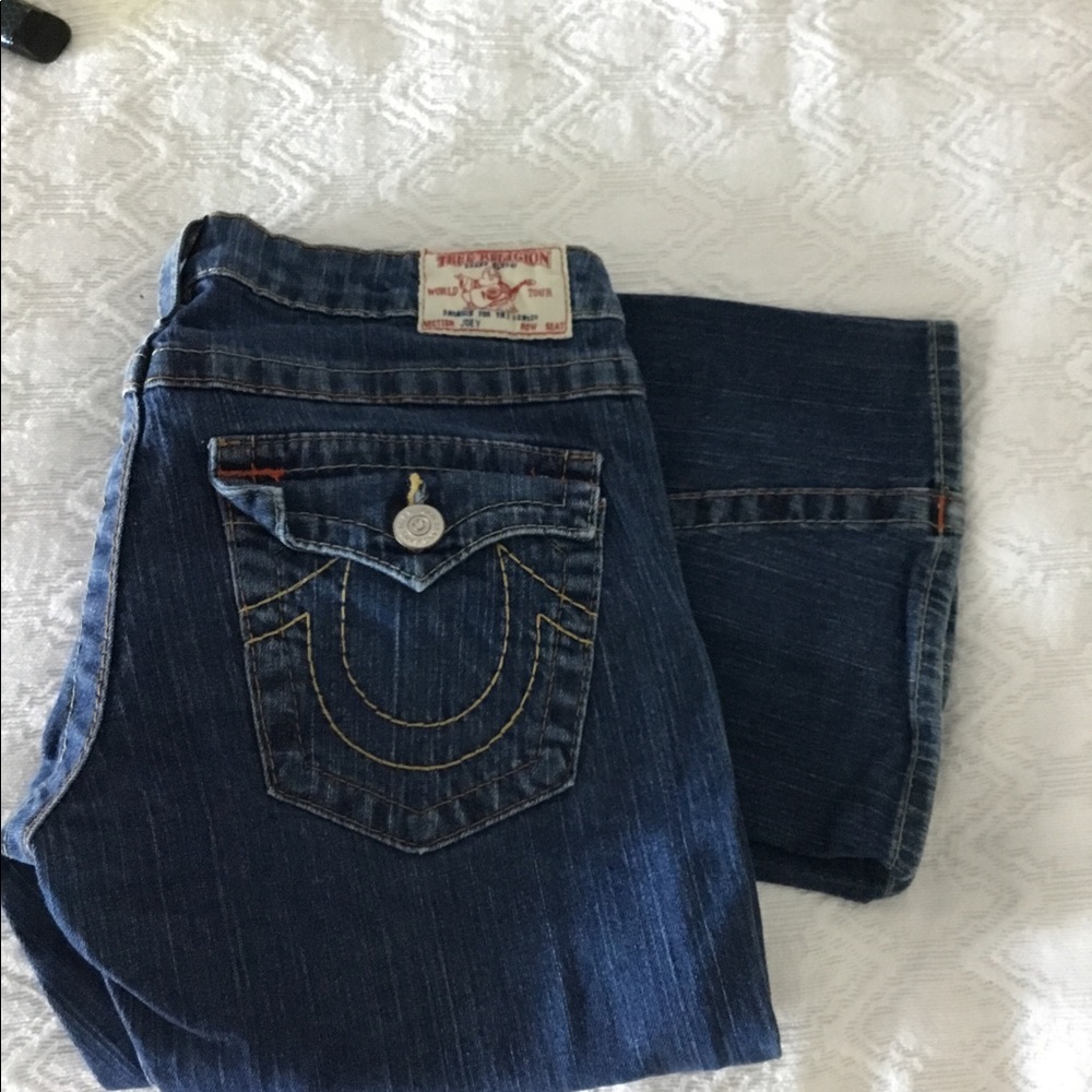 True Religion Joey Flared Medium-Blue Jeans - image 2